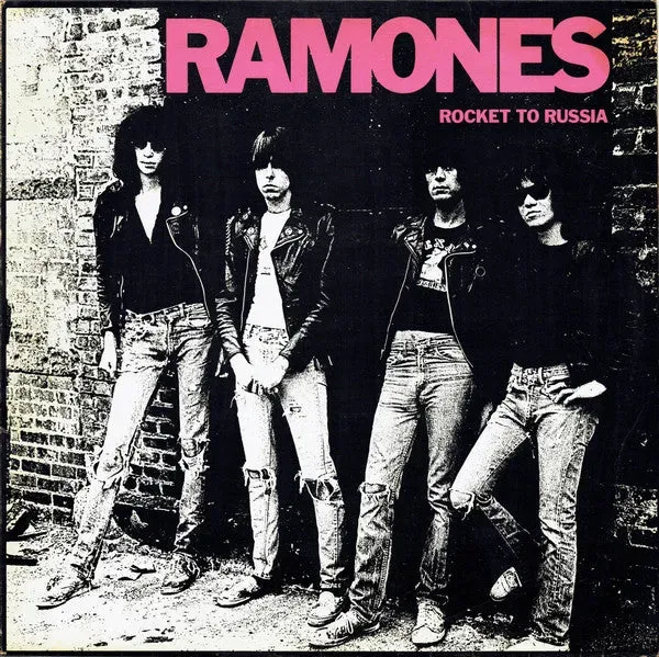 Ramones Rocket To Russia LP brukt UK punk 1977