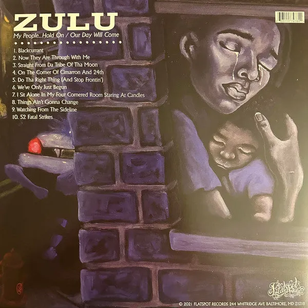 Zulu My People Hold On Our Day Will Come LP brukt hardcore