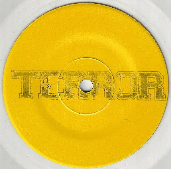 Terror Don't Need Your Help 7" brukt clear vinyl