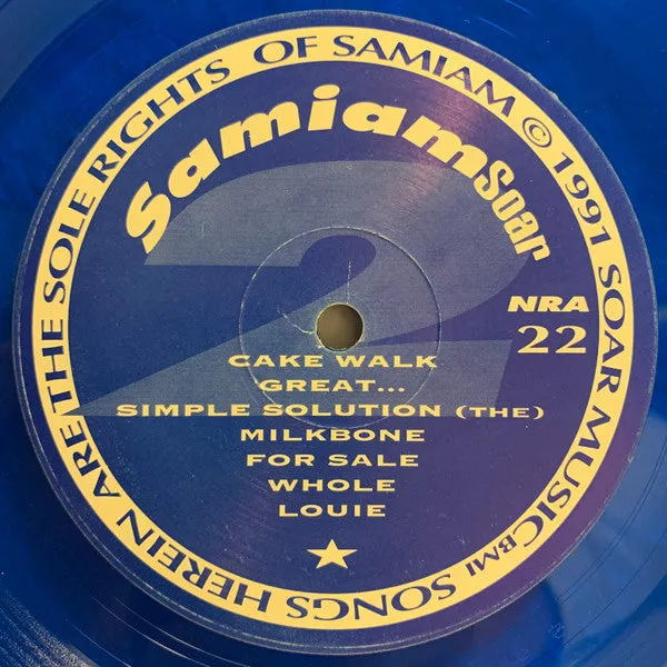 Samiam Soar LP blå vinyl brukt emo-punk