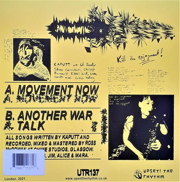 Kaputt Movement Now 7" EP brukt ltd cur