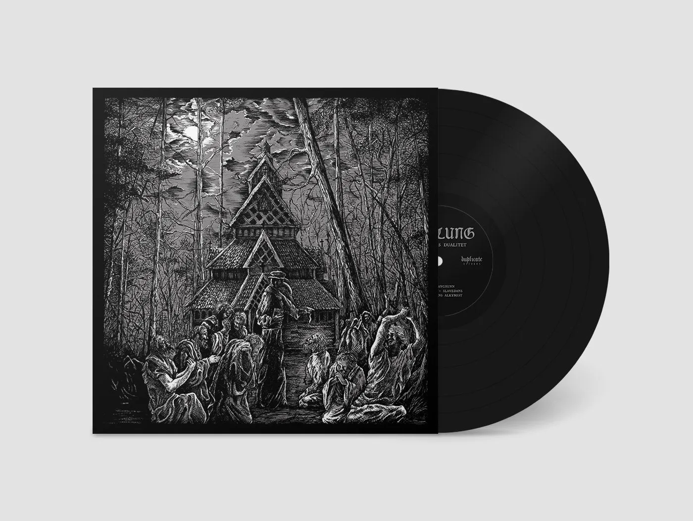 Ilhalung Falskhetens Dualitet LP svart vinyl black metal