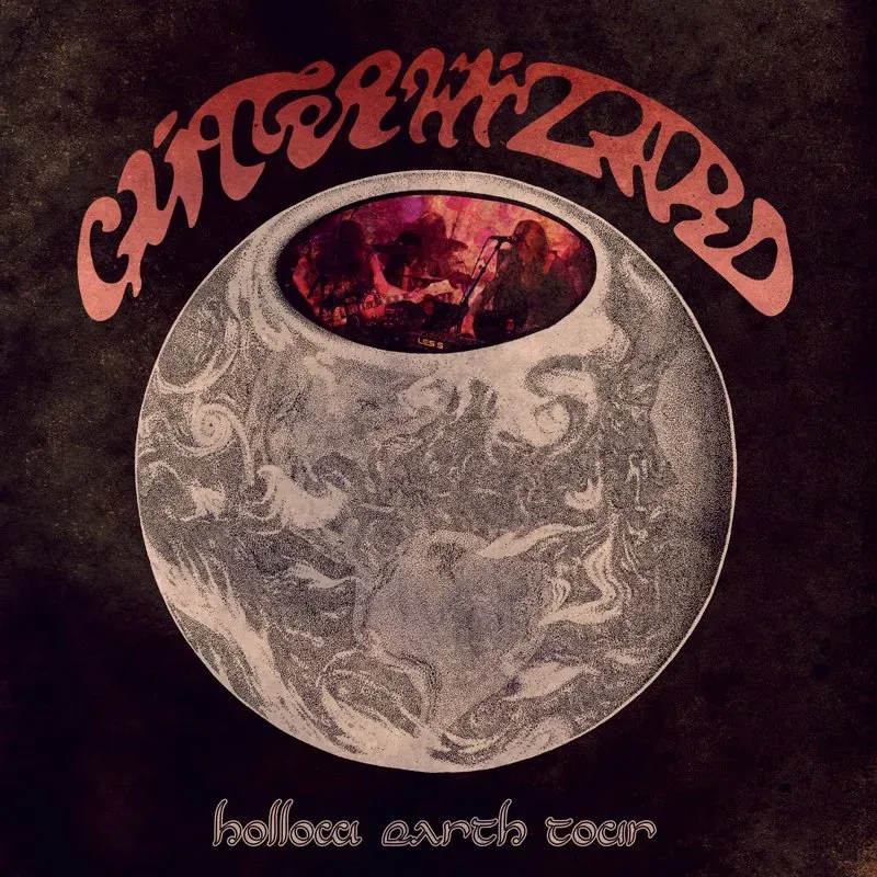 Glitter Wizard Hollow Earth Tour vinyl LP psykedelisk hardrock