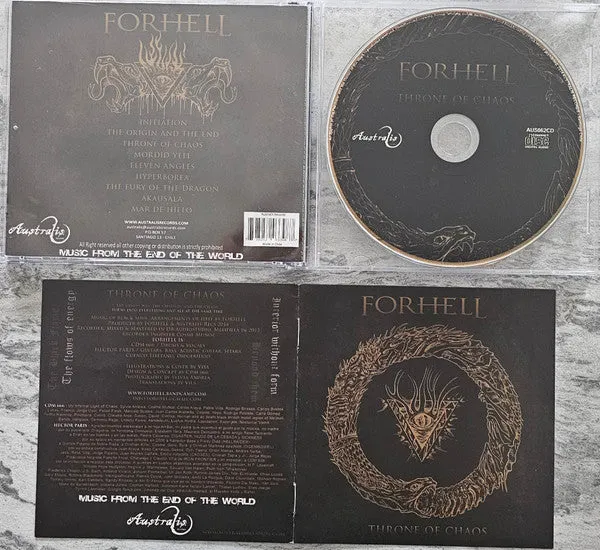 Forhell Throne Of Chaos CD brukt black-thrash