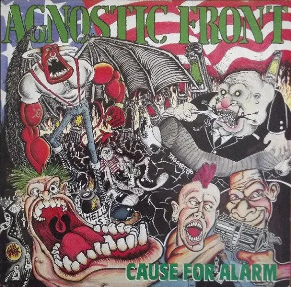 Agnostic Front Cause For Alarm LP brukt – 1986 UK-press