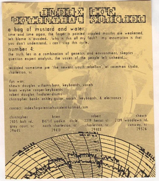 Index Suicide Usurp Synapse 7" split brukt 800