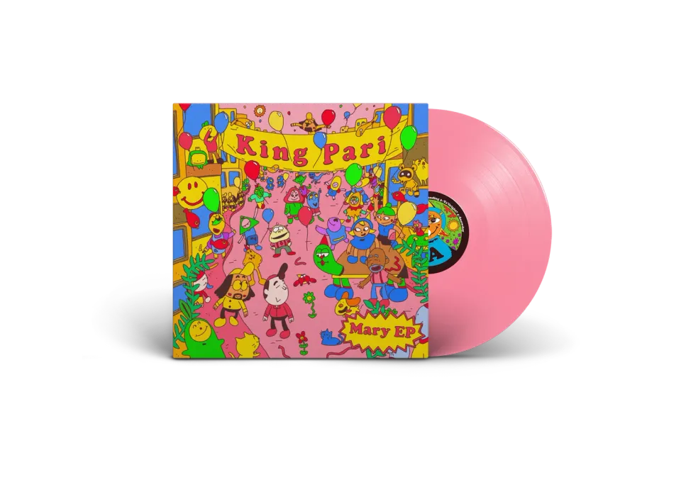 King Pari Mary EP vinyl rosa