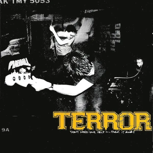 Terror Don't Need Your Help 7" brukt clear vinyl