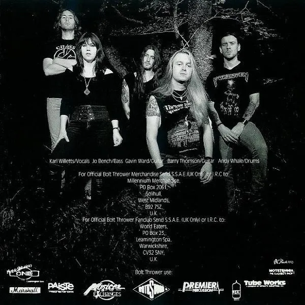 Bolt Thrower The IVth Crusade CD brukt death metal