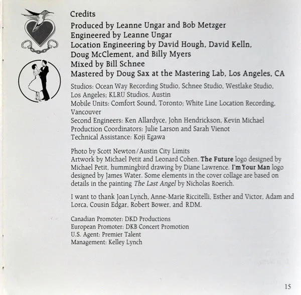 Leonard Cohen Cohen Live CD brukt album live