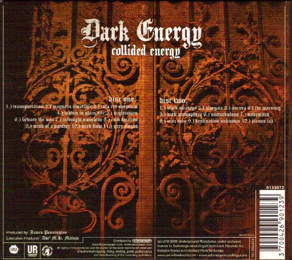 James Pennington Dark Energy Collided Energy 2CD brukt
