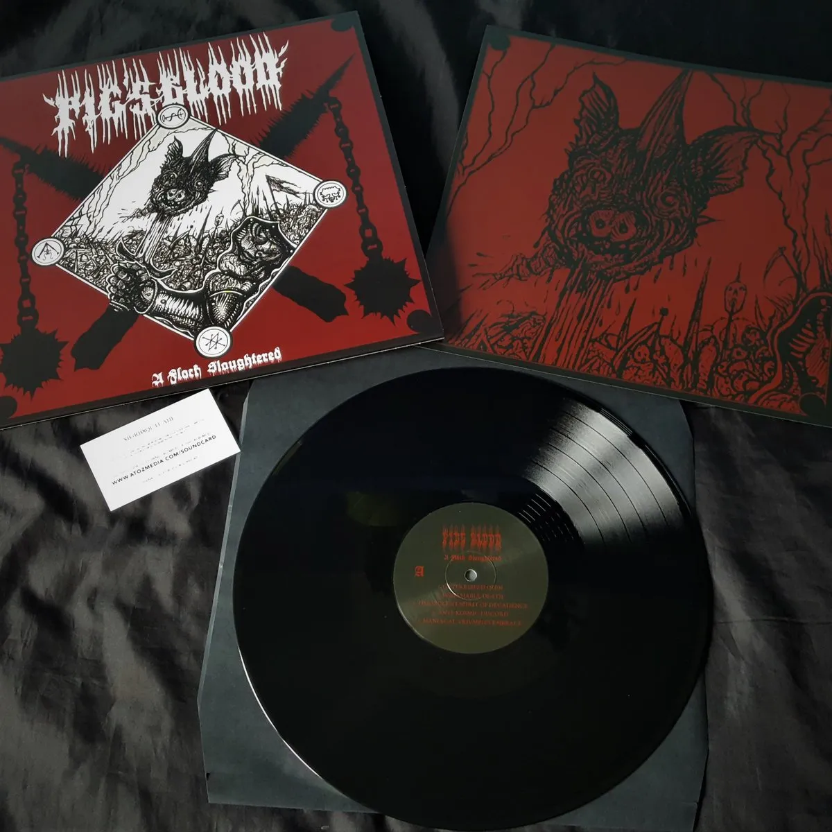 Pig's Blood A Flock Slaughtered LP svart vinyl 140g