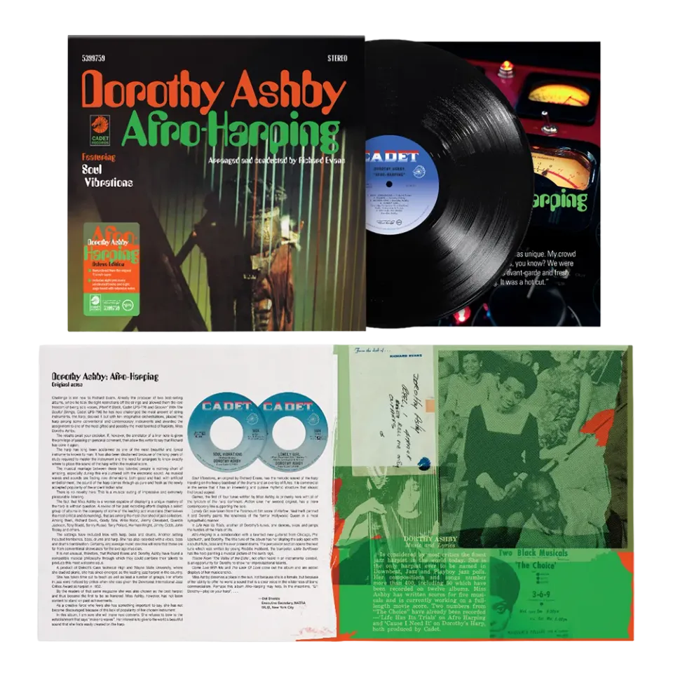 Dorothy Ashby Afro-Harping 2LP vinyl deluxe