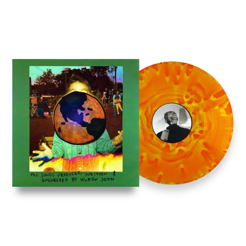 Huron John Apocalypse Wow vinyl bonfire oransje LP