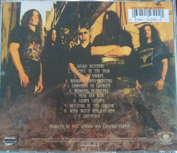 Cannibal Corpse Gore Obsessed CD brukt death metal
