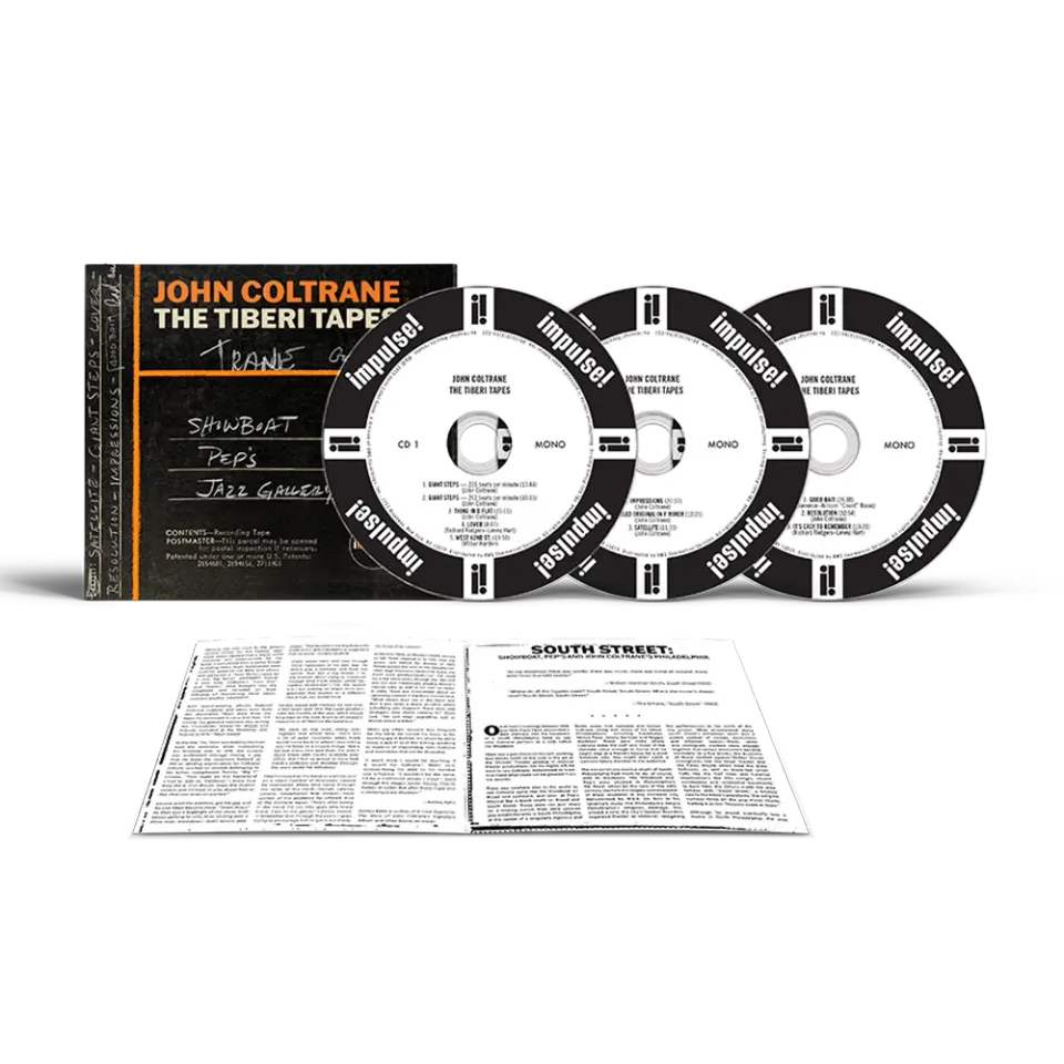 Verve John Coltrane The Tiberi Tapes live 3CD forhåndssalg