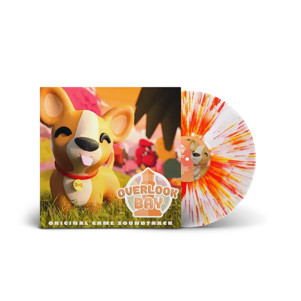 BSlick Overlook Bay Soundtrack vinyl-LP signert splatter