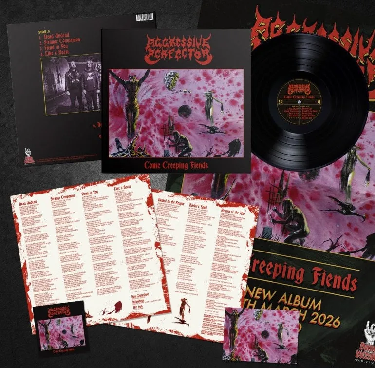 Aggressive Perfector Come Creeping Fiends LP vinyl 2019-album