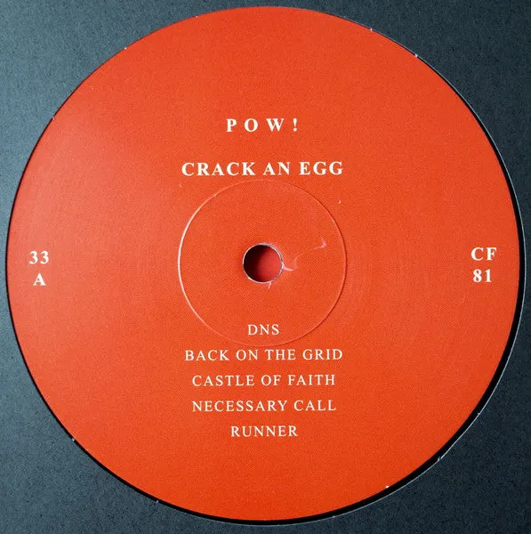 POW! Crack An Egg CASTLE FACE 81 LP brukt post-punk