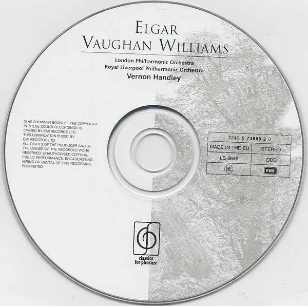 Elgar Vaughan Williams Enigma Variations CD brukt