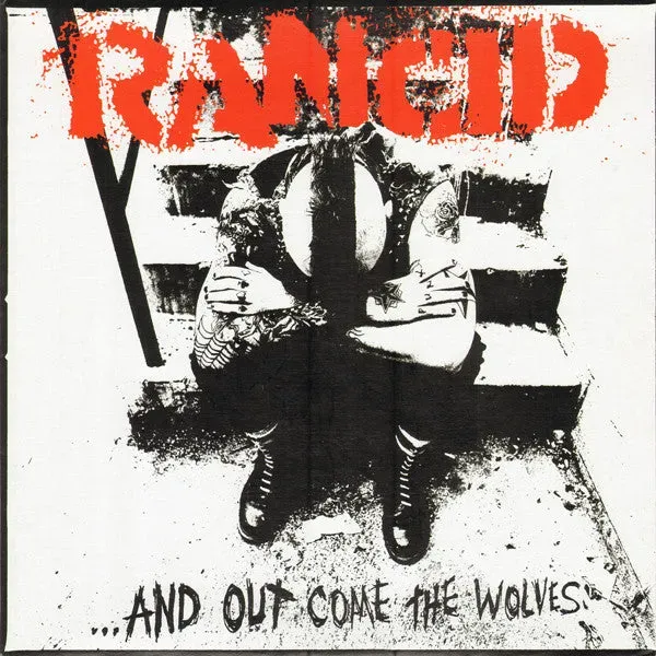 Rancid And Out Come The Wolves LP vinyl brukt ska-punk