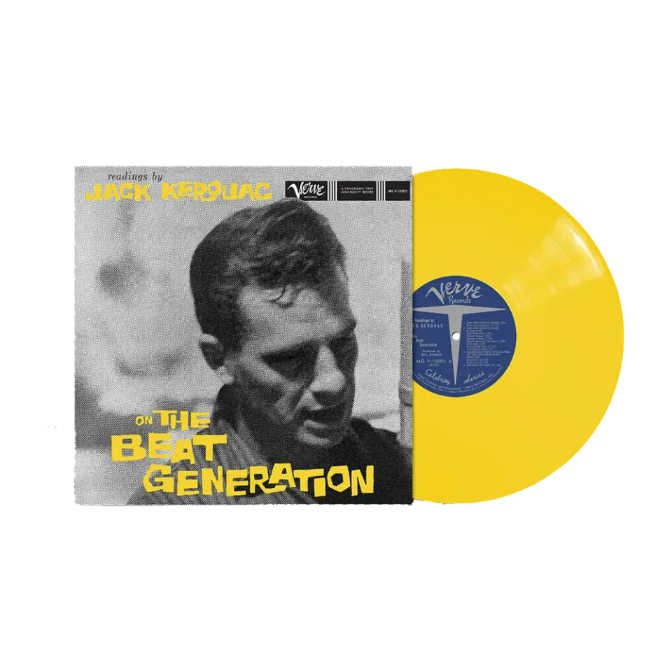 Jack Kerouac Readings On The Beat Generation vinyl LP farget