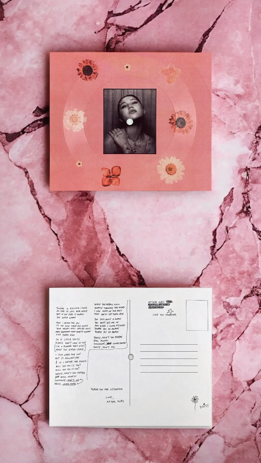 After Ours Daisy flexi-postkort vinylsingel