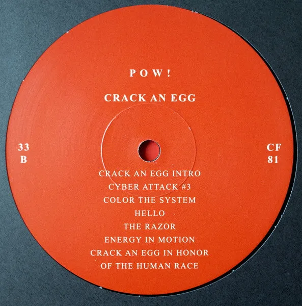 POW! Crack An Egg CASTLE FACE 81 LP brukt post-punk